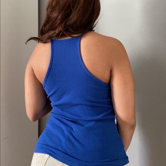 Classy ocean blue top can be styled up or down 💙 - Picture 8 of 9